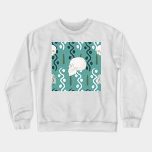 bones and squiggles Crewneck Sweatshirt